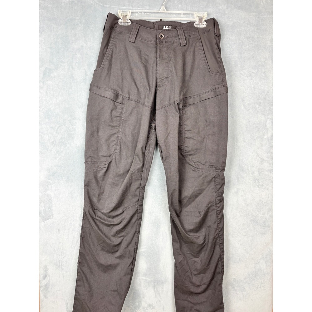 5.11 Tactical Mens Cargo Pants Charcoal Gray Ripstop Multi-Pocket 33x31.5